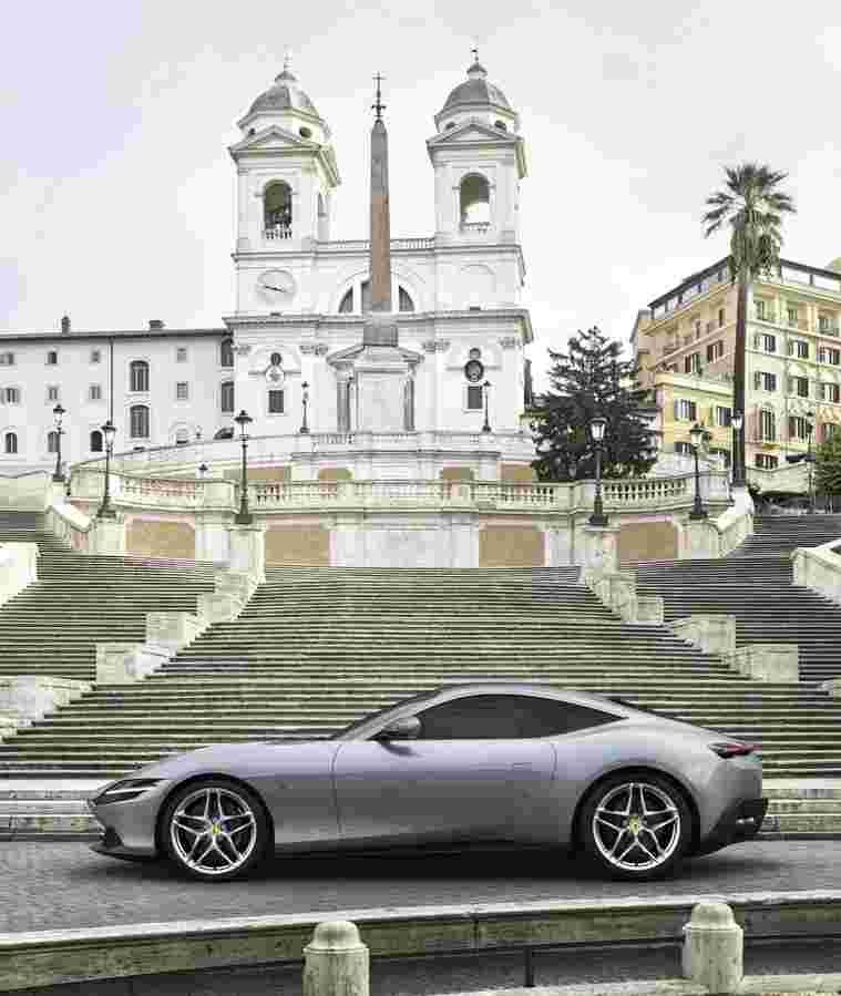 FERRARI Roma 6690 5 Car A4 Photo Print