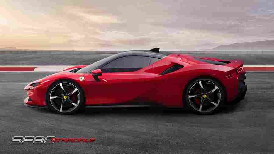 FERRARI SF90 Stradale 6586 5 Car A4 Photo Print