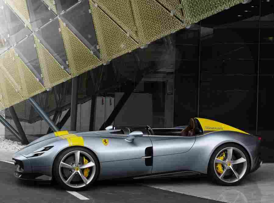 FERRARI SP1 6413 5 Car A4 Photo Print