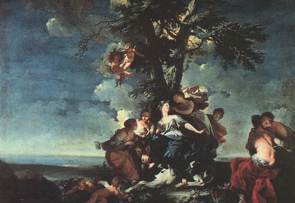 FERRETTI Giovanni Domenico The Rape Of Europa Art A4 Photo Print