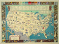 FOLKLORE MUSIC MAP Advert A4 Photo Print