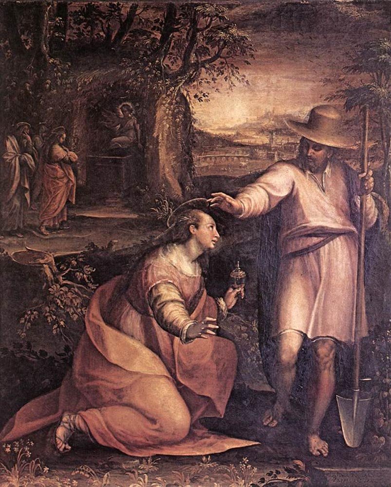 FONTANA Lavinia Jesus Appears To Mary Magdalene Art A4 Photo Print