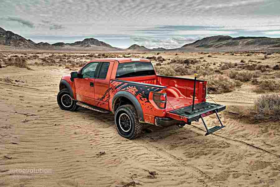FORDF 150RaptorSVT 4071 2 Car A4 Photo Print