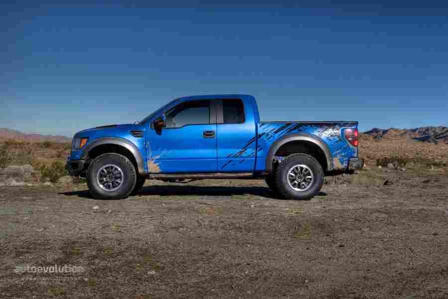 FORDF 150RaptorSVT 4071 3 Car A4 Photo Print