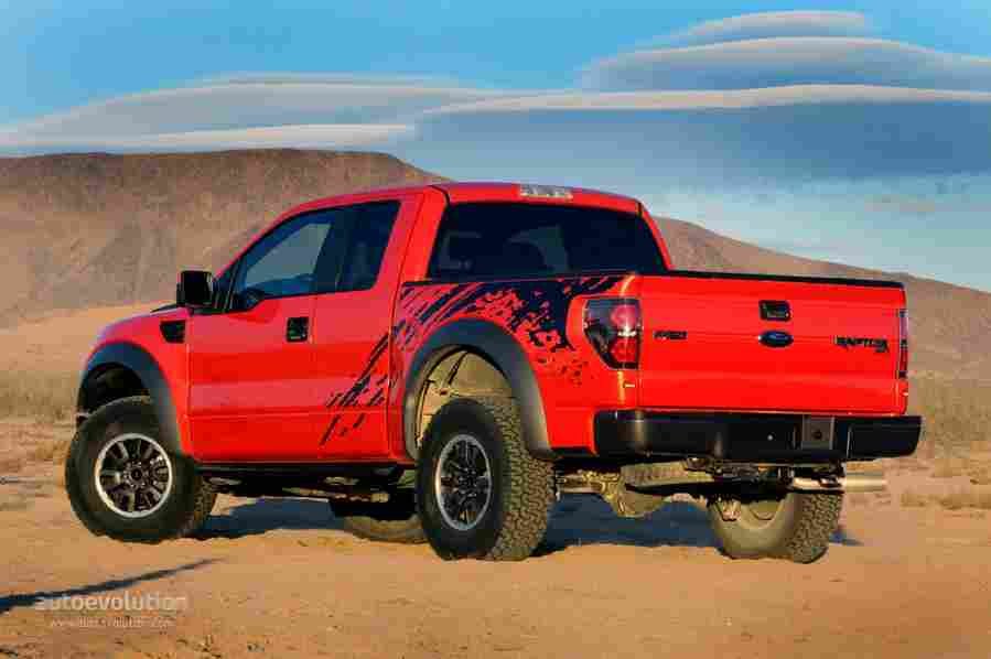 FORDF 150RaptorSVT 4071 4 Car A4 Photo Print