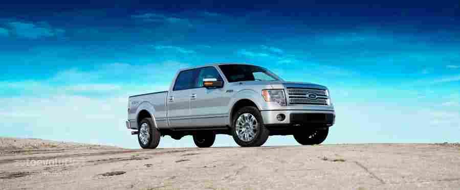 FORDF 150SuperCrew 4069 3 Car A4 Photo Print