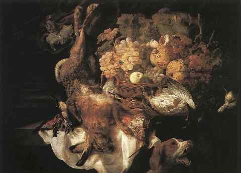 FYT Jan Still Life With Dog A4 Photo Print