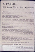 Fable Bill Jones Vintage Retro Advert Poster A4 Photo Print