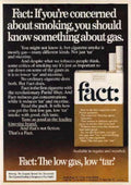 Fact Cigarettes 1960s Vintage Retro Advert Ads A4 Photo Print