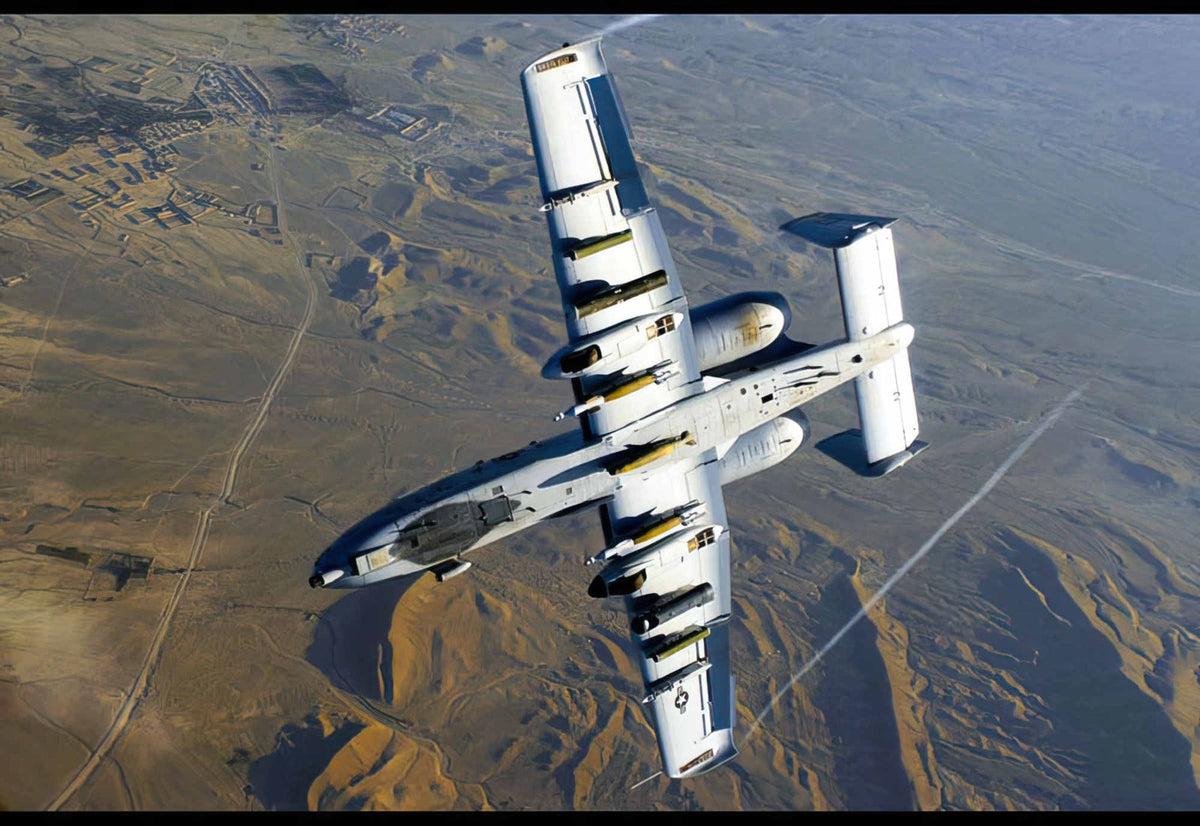 Fairchild Republic A10 Thunderbolt Ii Warthog Close Support Aircraft Usa 27 A4 Photo Print