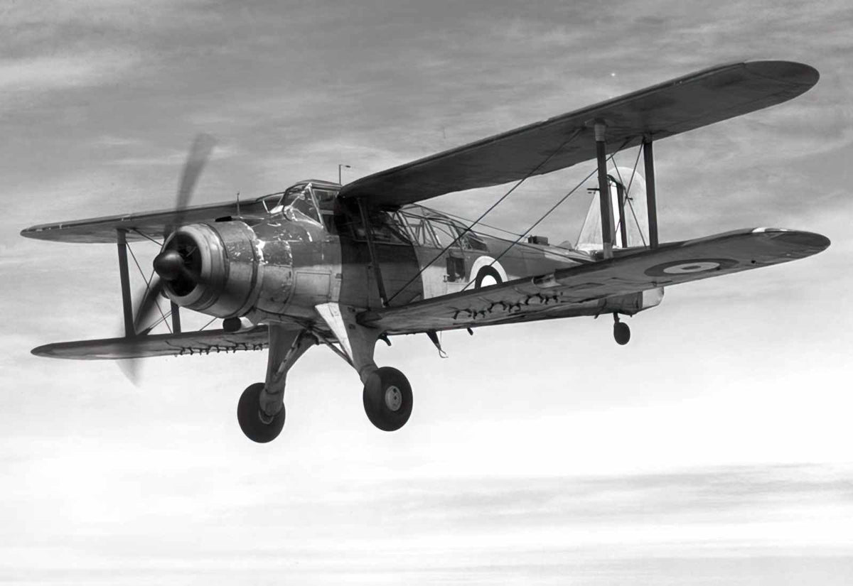 Fairey Albacore Biplane Torpedo Bomber A4 Photo Print
