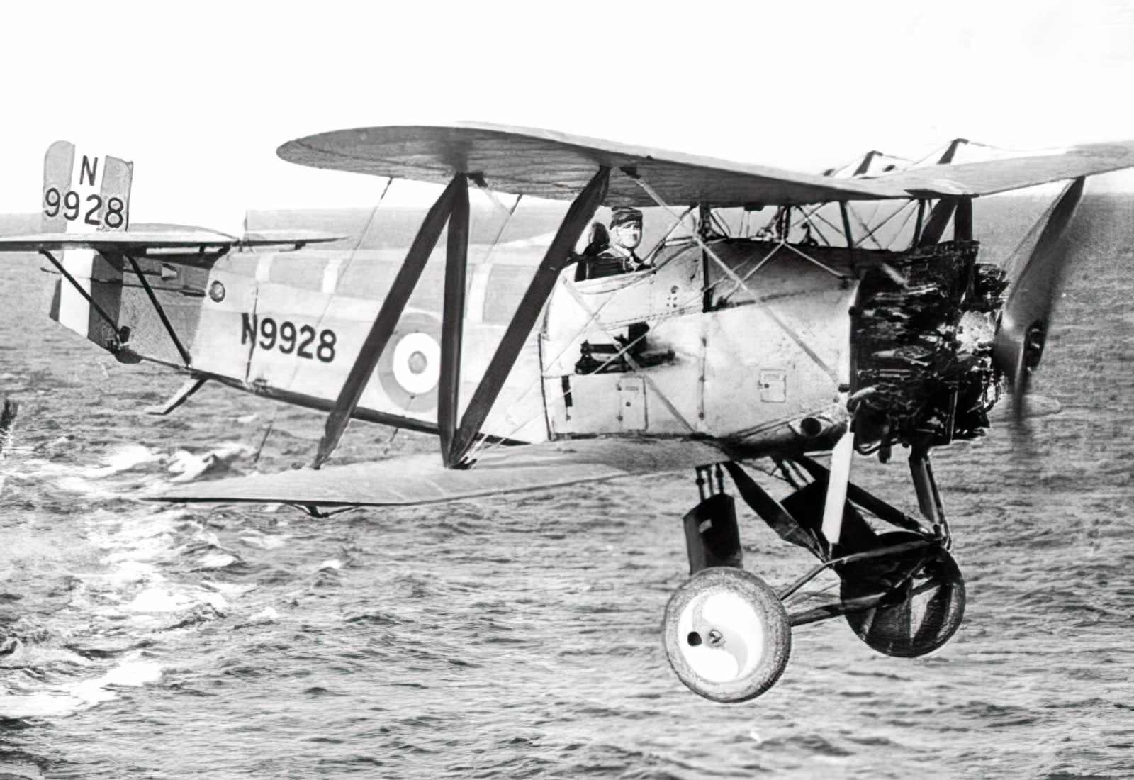 Fairey Flycatcher Biplane Fighter A4 Photo Print