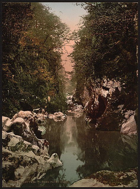 Fairy Glen Bettws y Coed Vintage A4 Photo Print