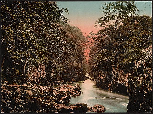 Fairy Glen II Bettws y Coed Vintage A4 Photo Print