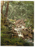 Fairy Glen Waterfall Penmaenmawr Vintage A4 Photo Print