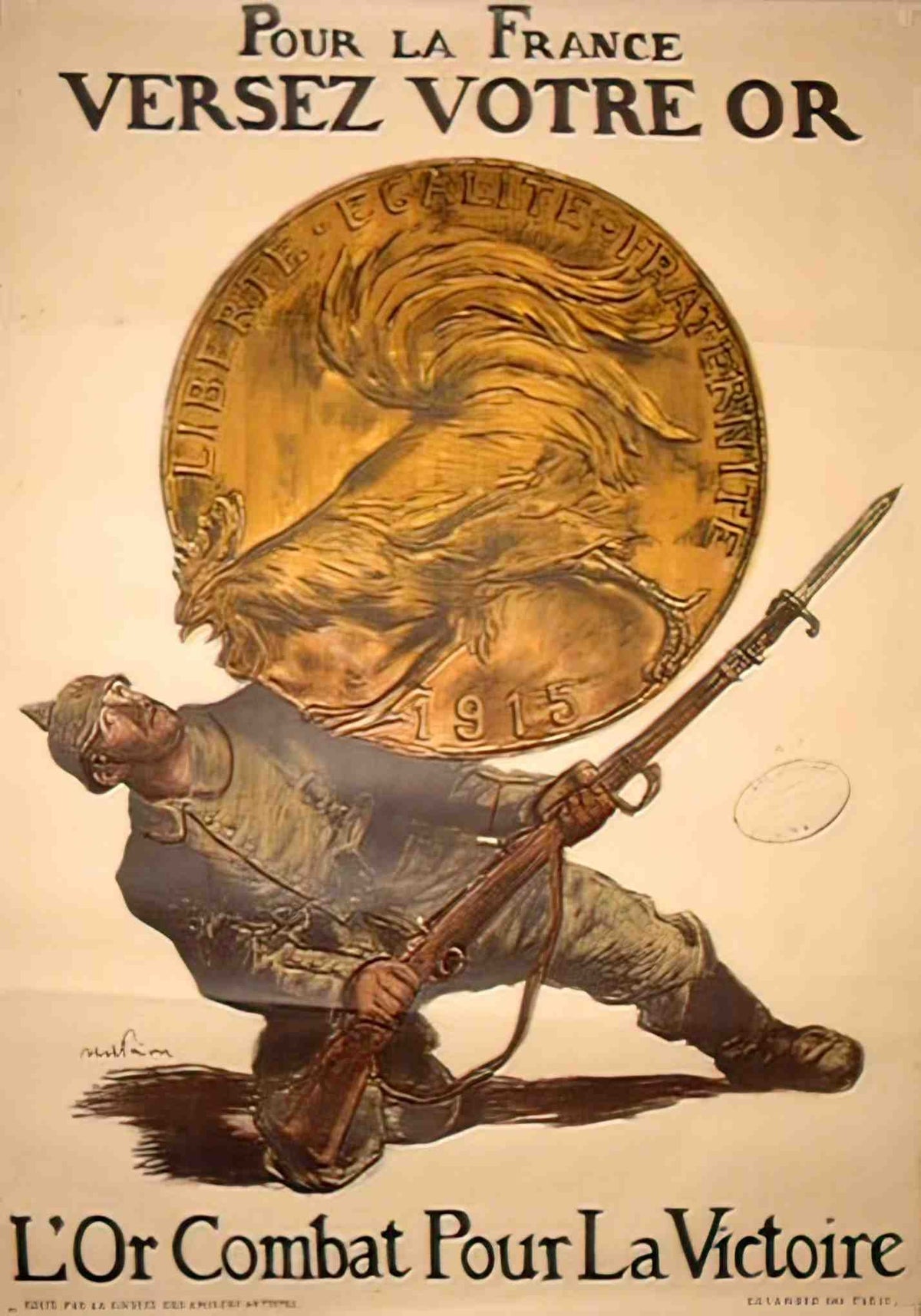 FaivreGoldCoin Advert A4 Photo Print