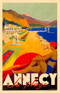 FalcucciAnnecy Advert A4 Photo Print