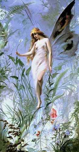 Falero Luis Ricardo Lily Fairy 1888  A4 Photo Print