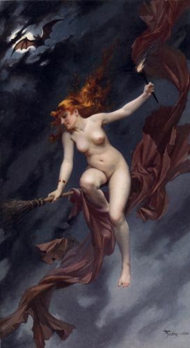 Falero Luis Ricardo The Witches Sabbath  A4 Photo Print