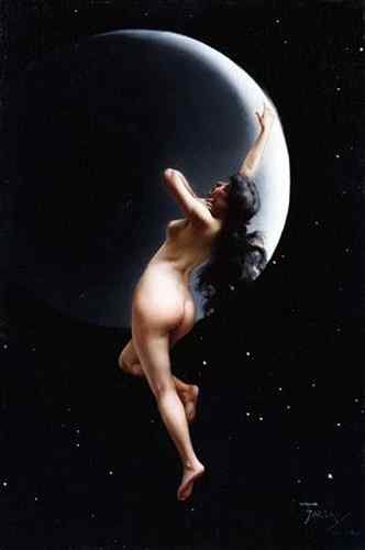 Falero Luis Ricardo moon nymph  A4 Photo Print