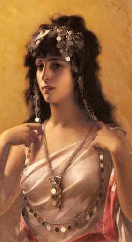 Falero Luis Riccardo An Oriental Beauty  A4 Photo Print