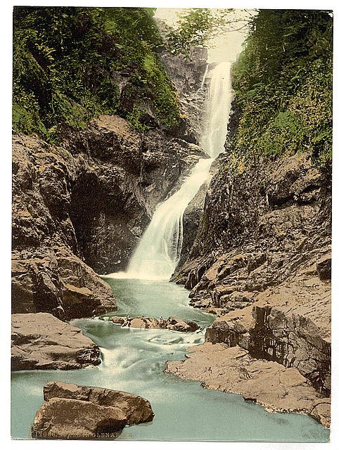 Fall in Glenariff County Antrim Vintage A4 Photo Print
