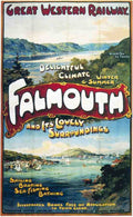 Falmouth Advert A4 Photo Print