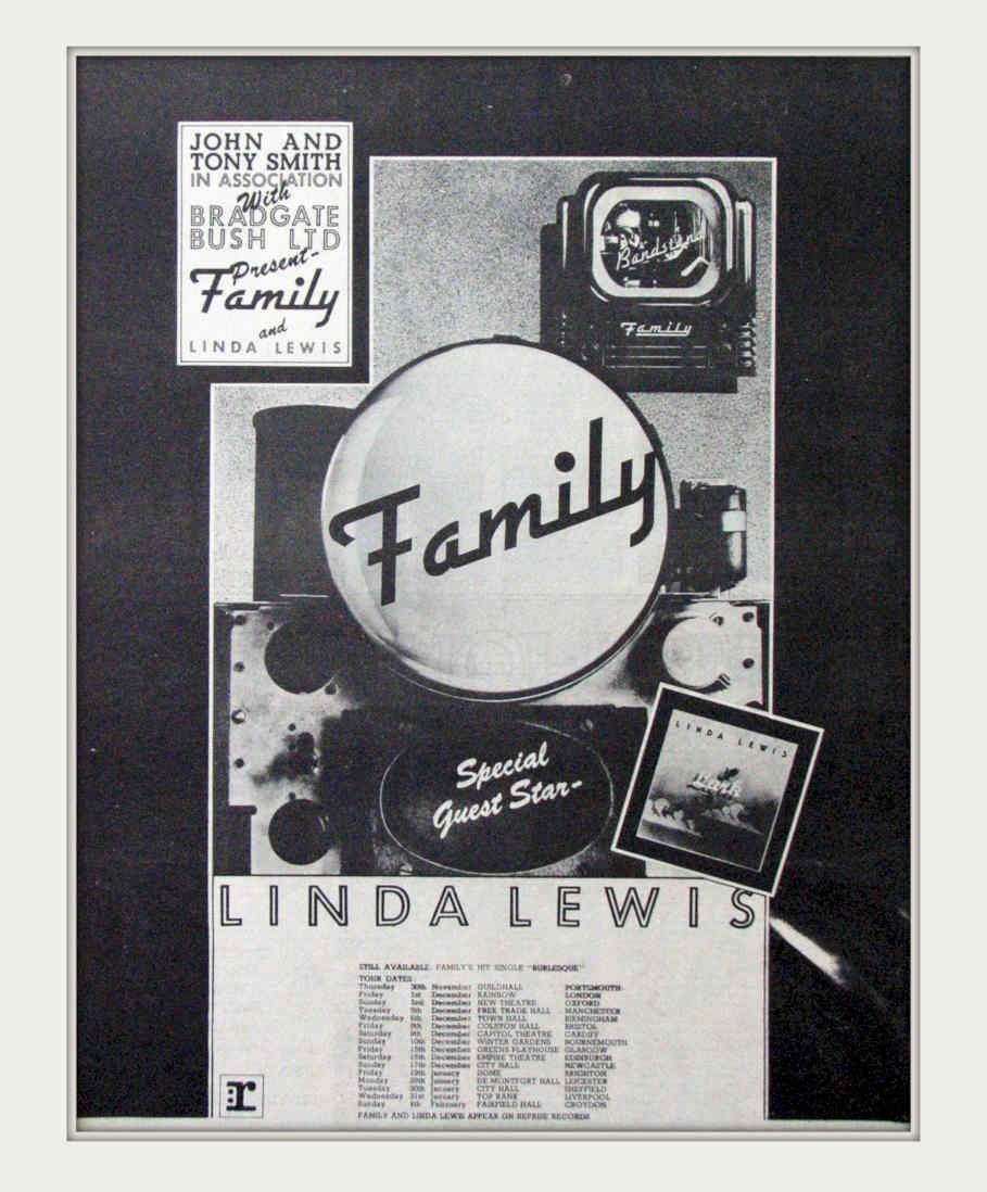 Family Watch Concert Vintage Retro Advert Poster A4 Photo Print
