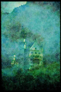 Famous Landmarks 288000 Mad Prince Ludwig's Castle A4 Limited Edition Watercolour Print