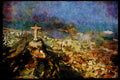 Famous Landmarks 288008 Rio De Janeiro A4 Limited Edition Watercolour Print