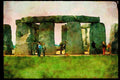 Famous Landmarks 288012 Stonehenge, Salisbury A4 Limited Edition Watercolour Print