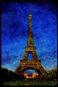 Famous Landmarks 288039 Eiffel Tower, Paris A4 Limited Edition Watercolour Print