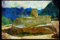 Famous Landmarks 288065 Cuzco Macchu Picchu, Peru A4 Limited Edition Watercolour Print