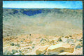 Famous Landmarks 288073 Meteor Crate, Arizona A4 Limited Edition Watercolour Print
