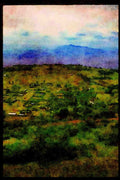 Famous Landmarks 288093 Great Rift Valley, Kenya A4 Limited Edition Watercolour Print