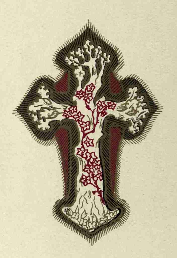 Famous Madonnas 1907 Ornate Cross A4 Photo Print