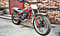 Fantic 241 Trials motorbike A4 Photo Print