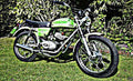 Fantic Turismo motorbike A4 Photo Print