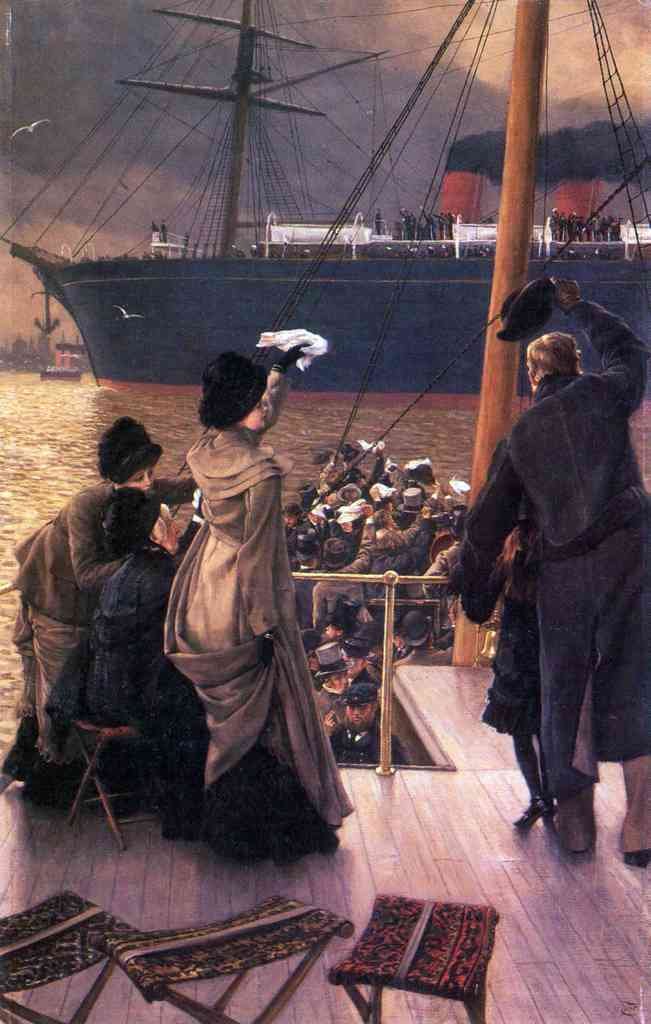 Farewell To The Mersey Tissot A4 Photo Print