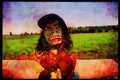 Farm Animals 066099 Scarecrow A4 Limited Edition Watercolour Print