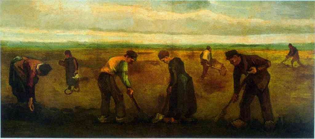 Farmers Van Gogh A4 Photo Print