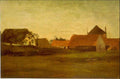 Farmhouses Van Gogh A4 Photo Print