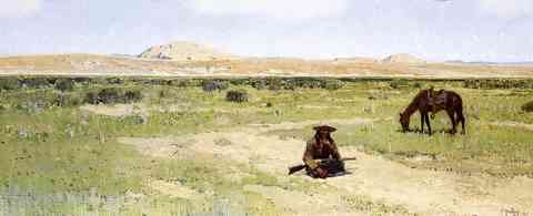 Farney Henry F A Rest In The Desert A4 Photo Print