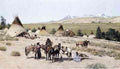 Farney Henry F Indian Encampment A4 Photo Print