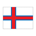 Faroe Flag N1372 A4 Photo Print