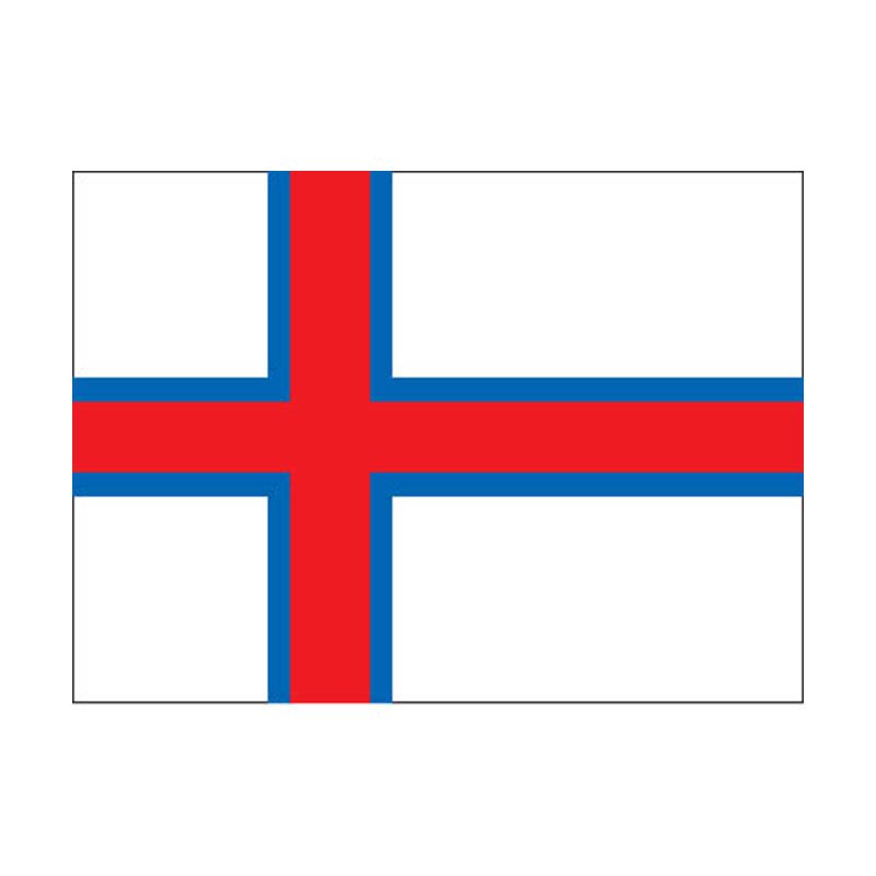 Faroe Flag N1372 A4 Photo Print