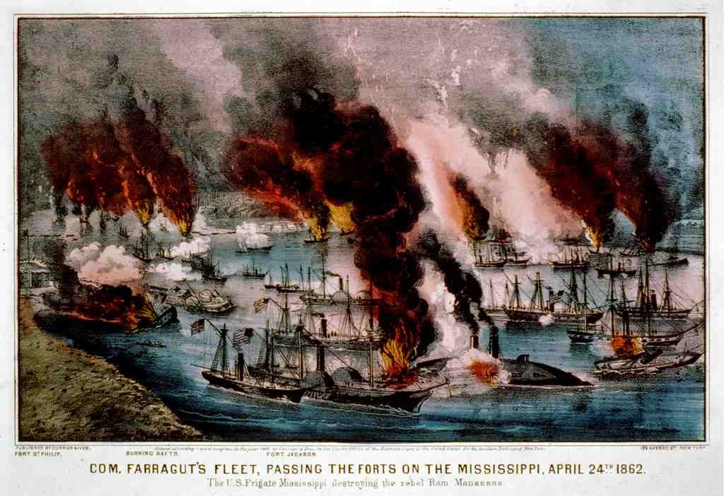 Farraguts Fleet Vintage A4 Photo Print