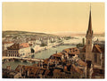 Farumunster and Alpenkette II Zurich Vintage A4 Photo Print