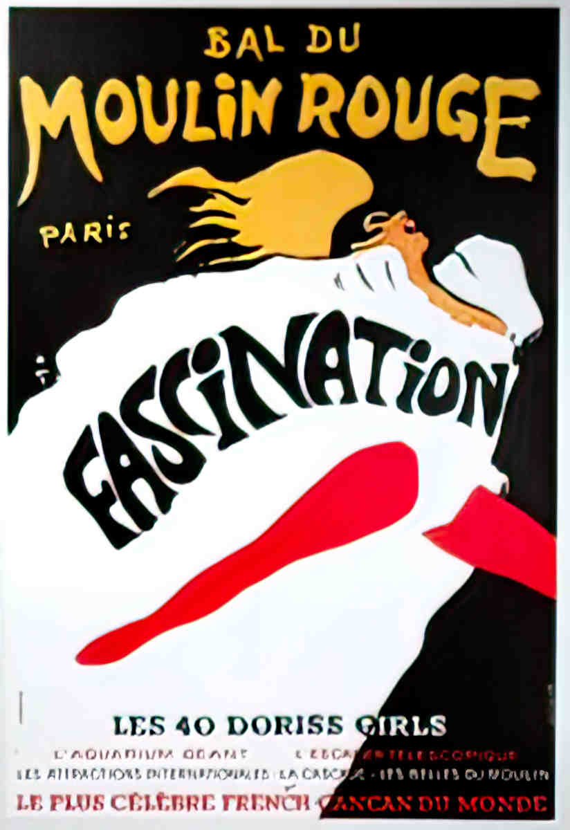 Fascination Advert A4 Photo Print