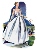Fashion Illustration 1940s 2 Vintage Retro Advert Poster A4 Photo Print